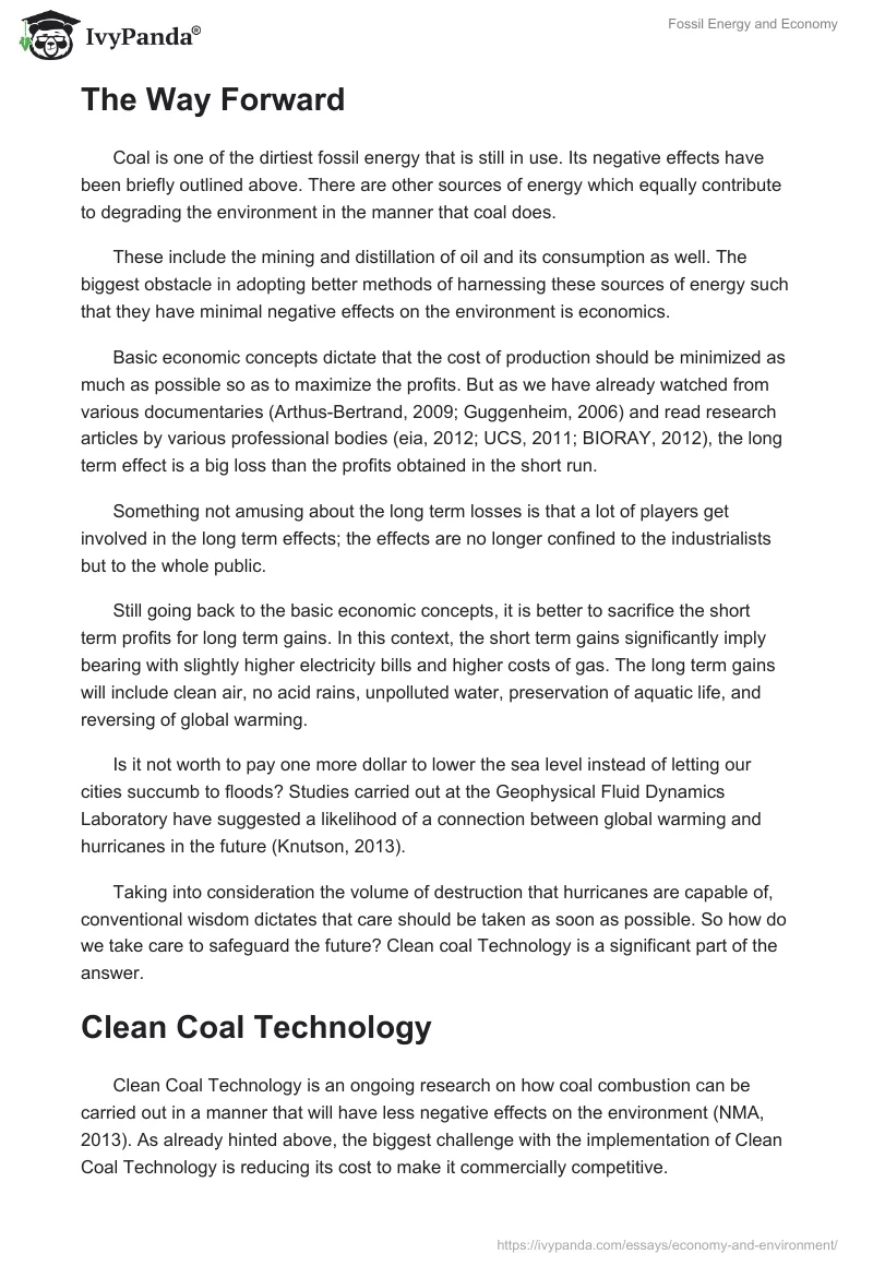 Fossil Energy and Economy. Page 3