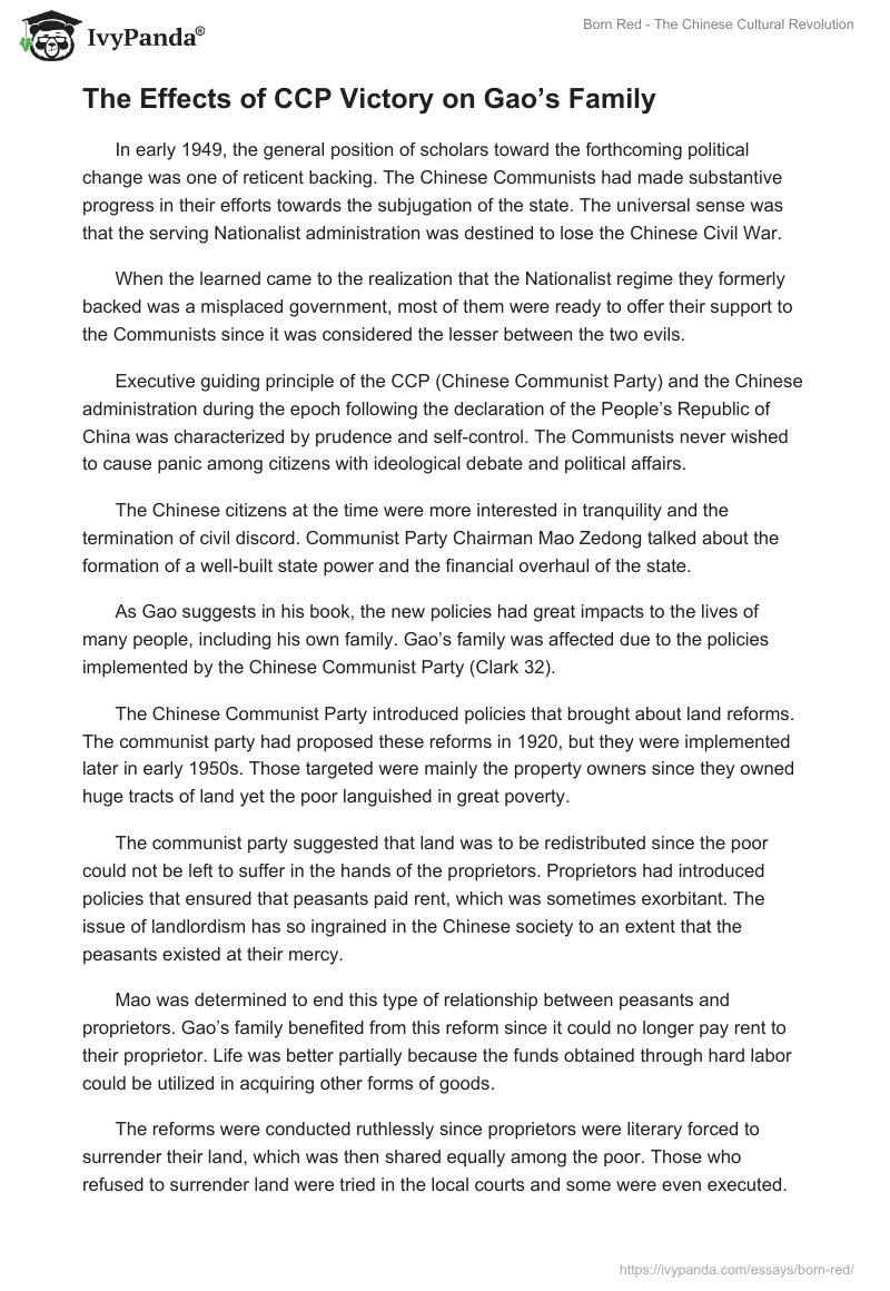 Born Red - The Chinese Cultural Revolution. Page 2