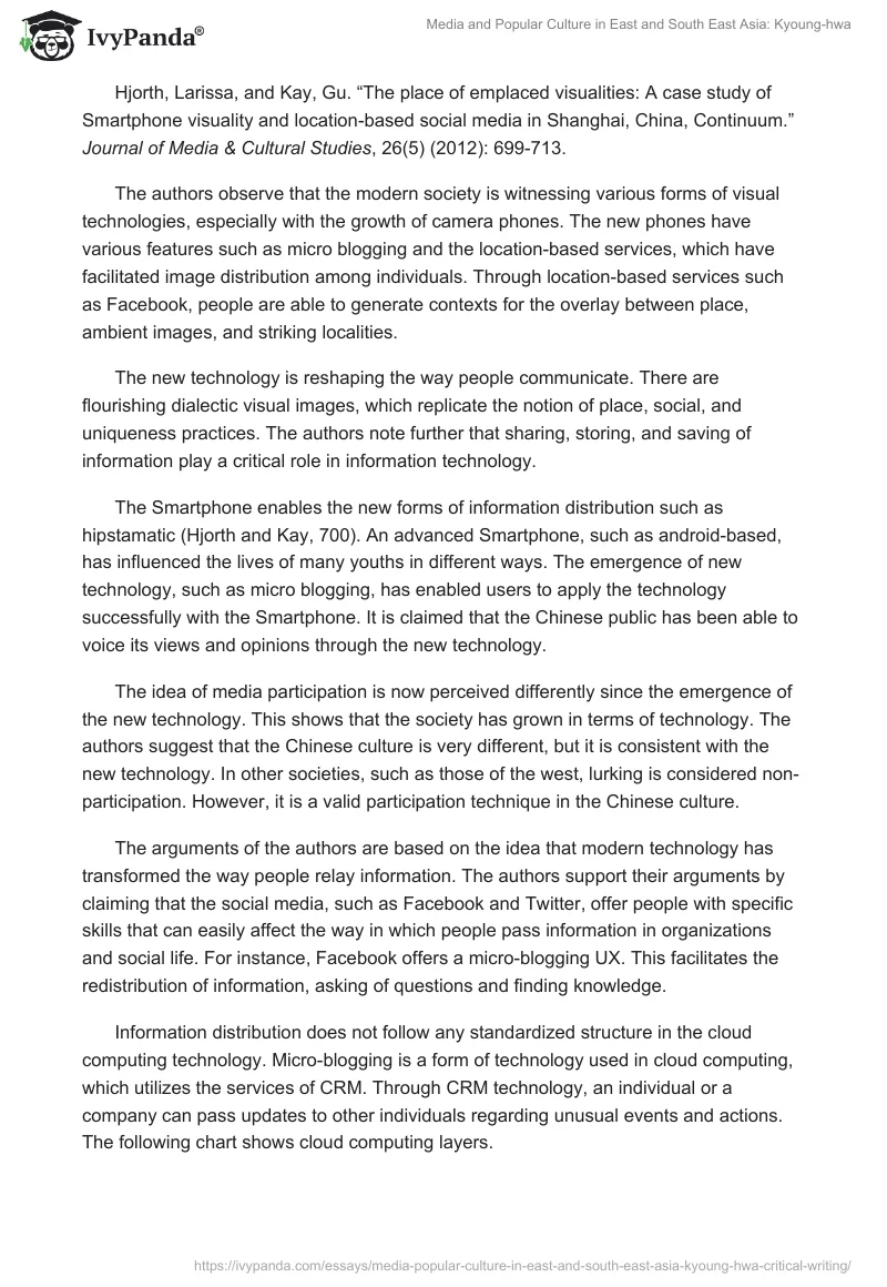 Media and Popular Culture in East and South East Asia: Kyoung-Hwa. Page 3