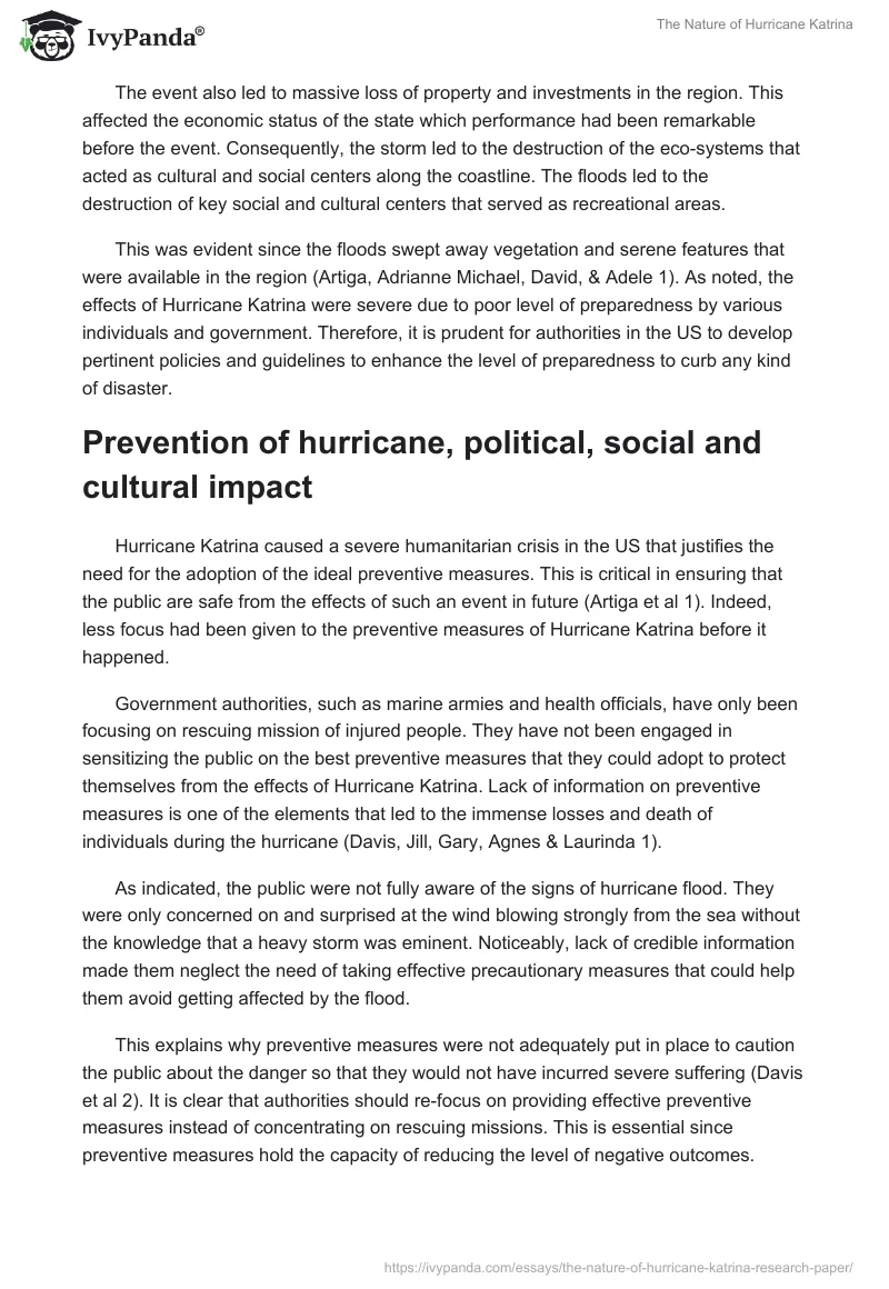 The Nature of Hurricane Katrina. Page 2
