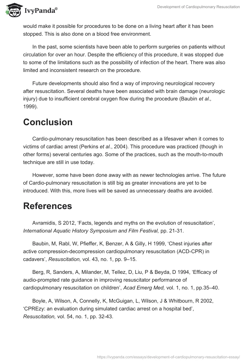 Development of Cardiopulmonary Resuscitation. Page 5