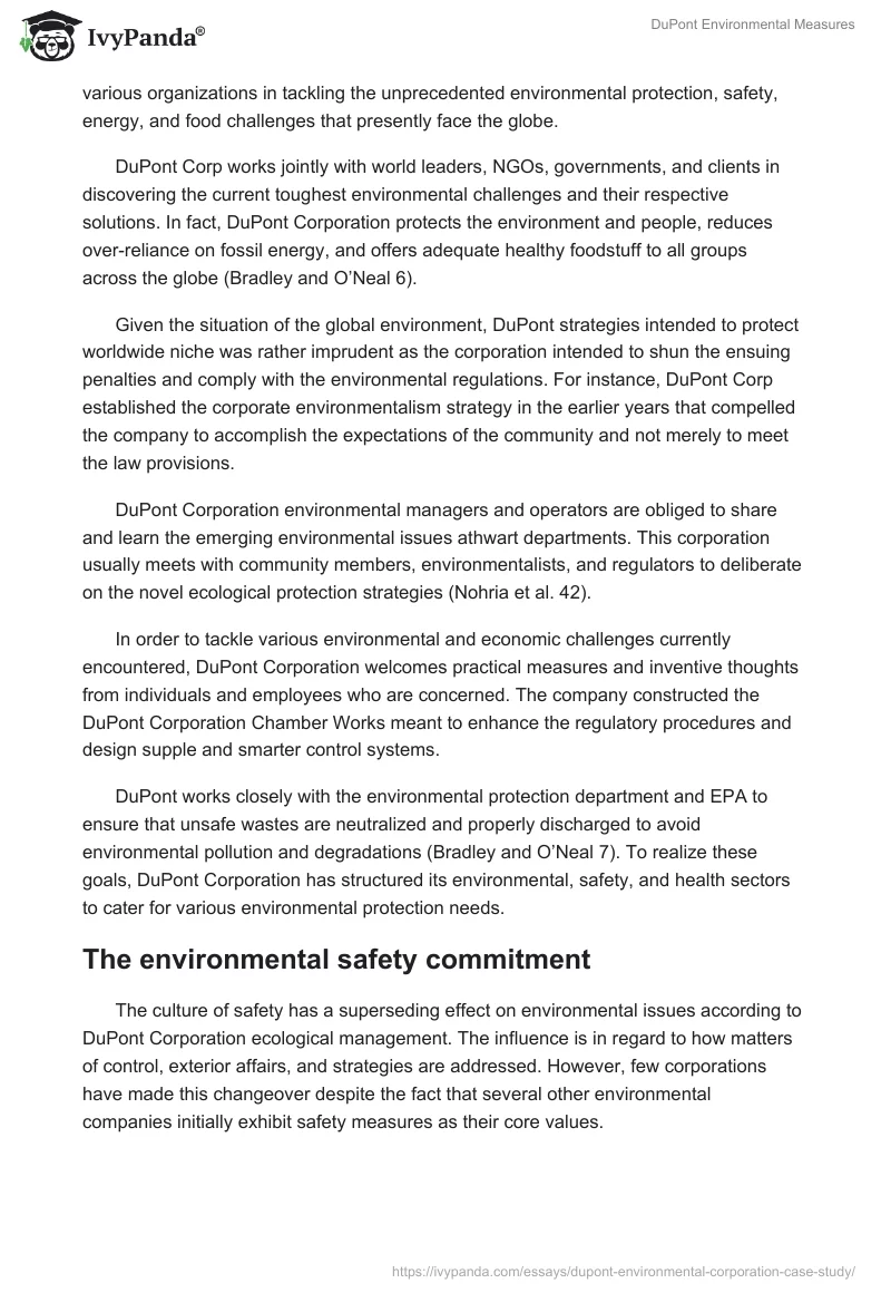 DuPont Environmental Measures. Page 4