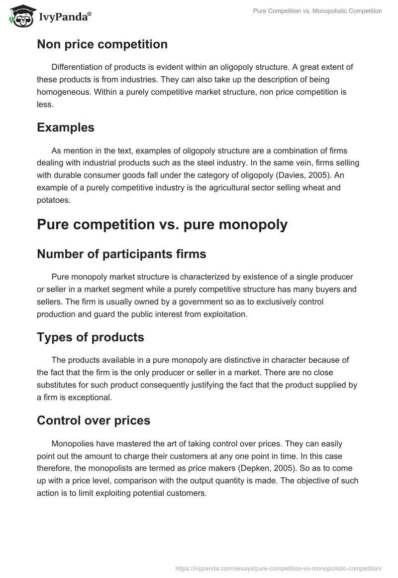 Pure Competition vs. Monopolistic Competition. Page 4