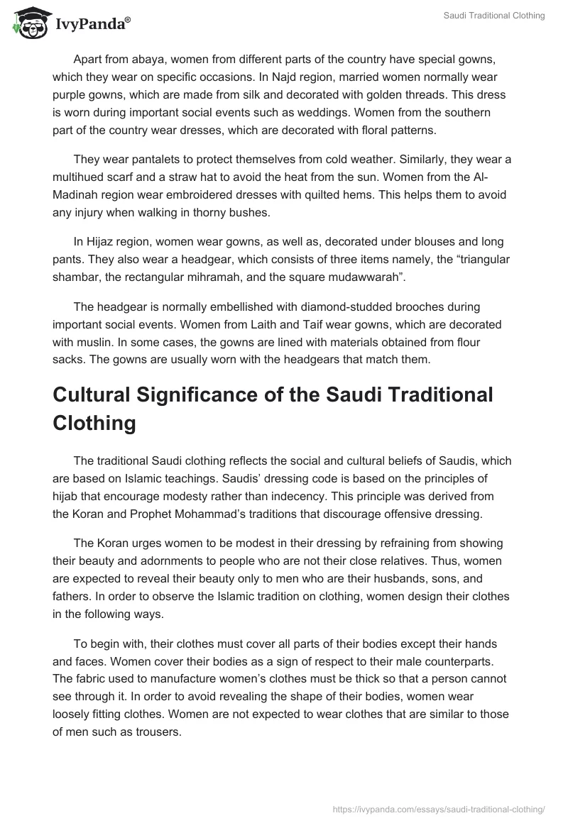Saudi Traditional Clothing. Page 3