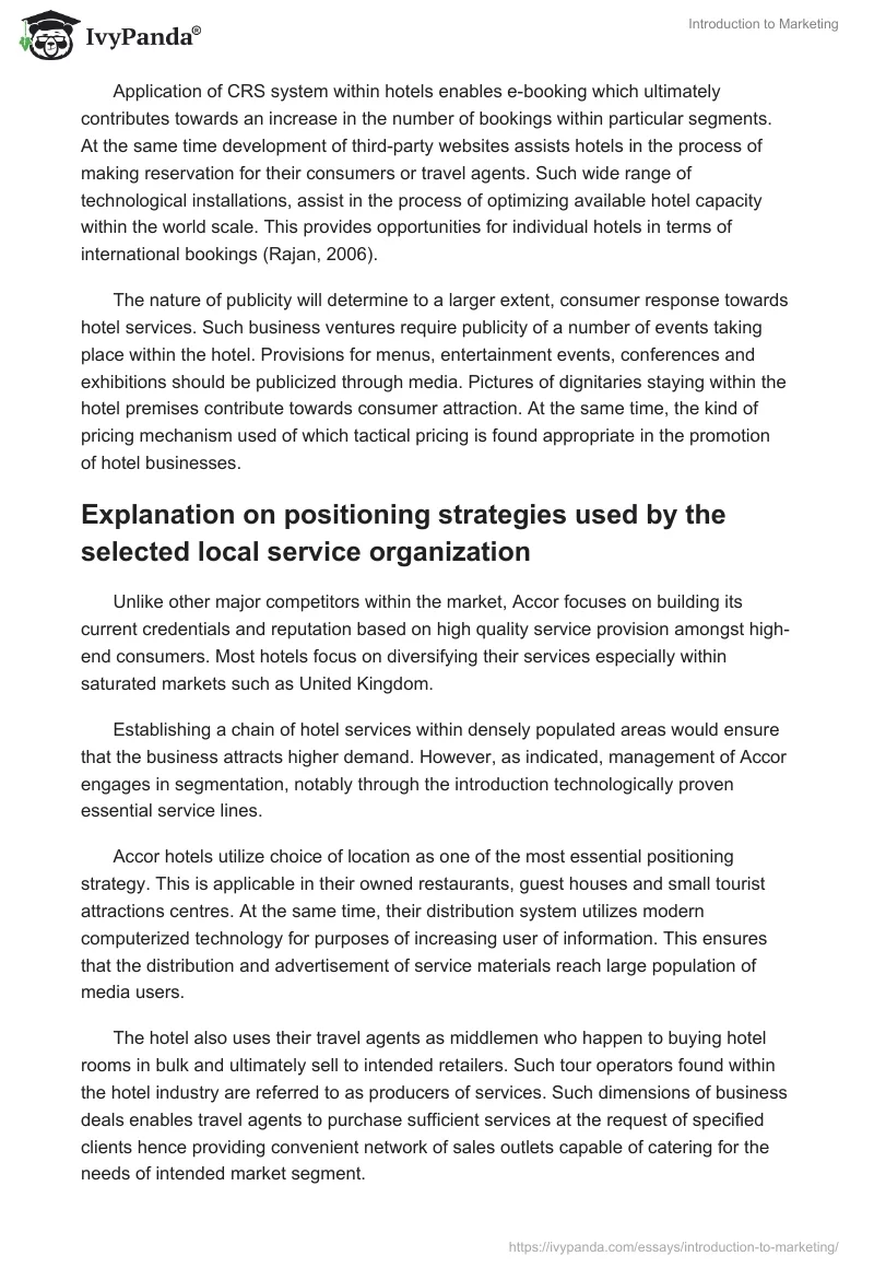 Introduction to Marketing. Page 4