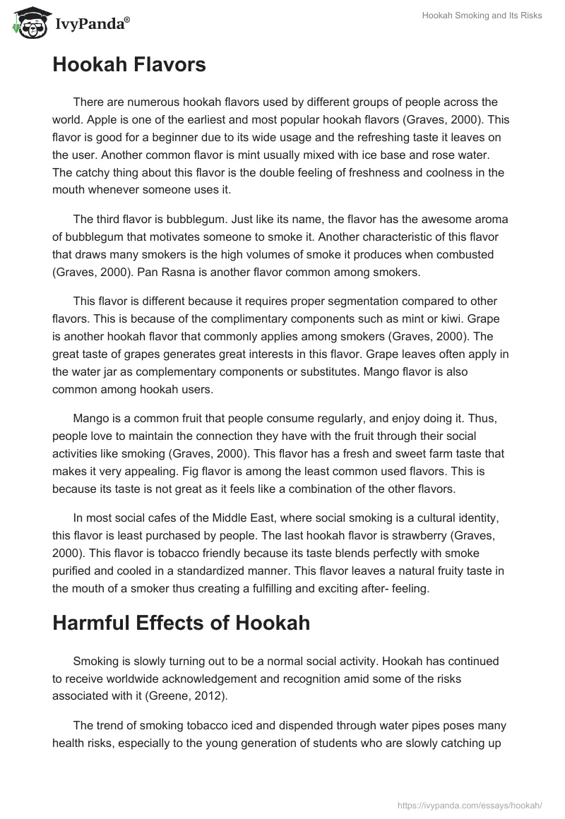 Hookah Smoking and Its Risks. Page 3