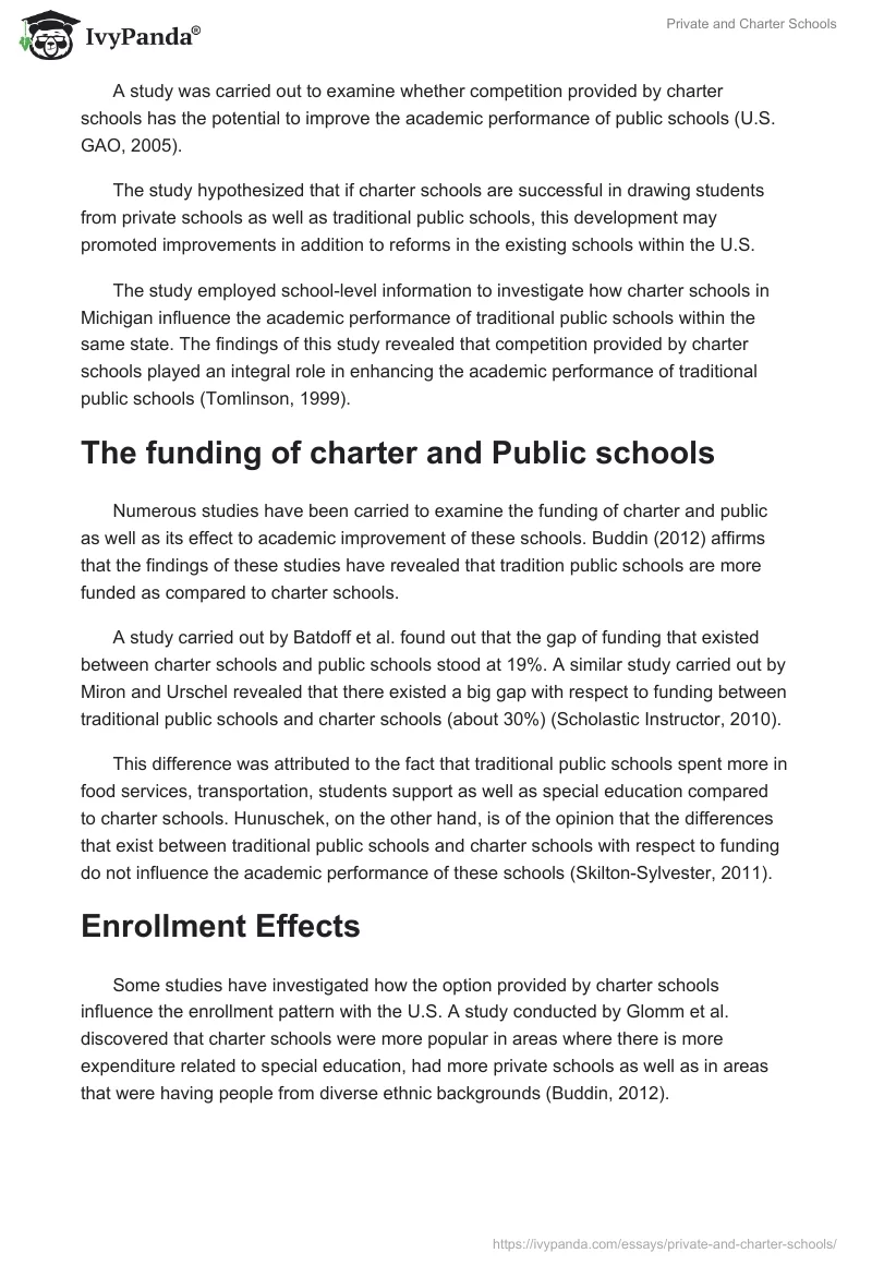 Private and Charter Schools. Page 2
