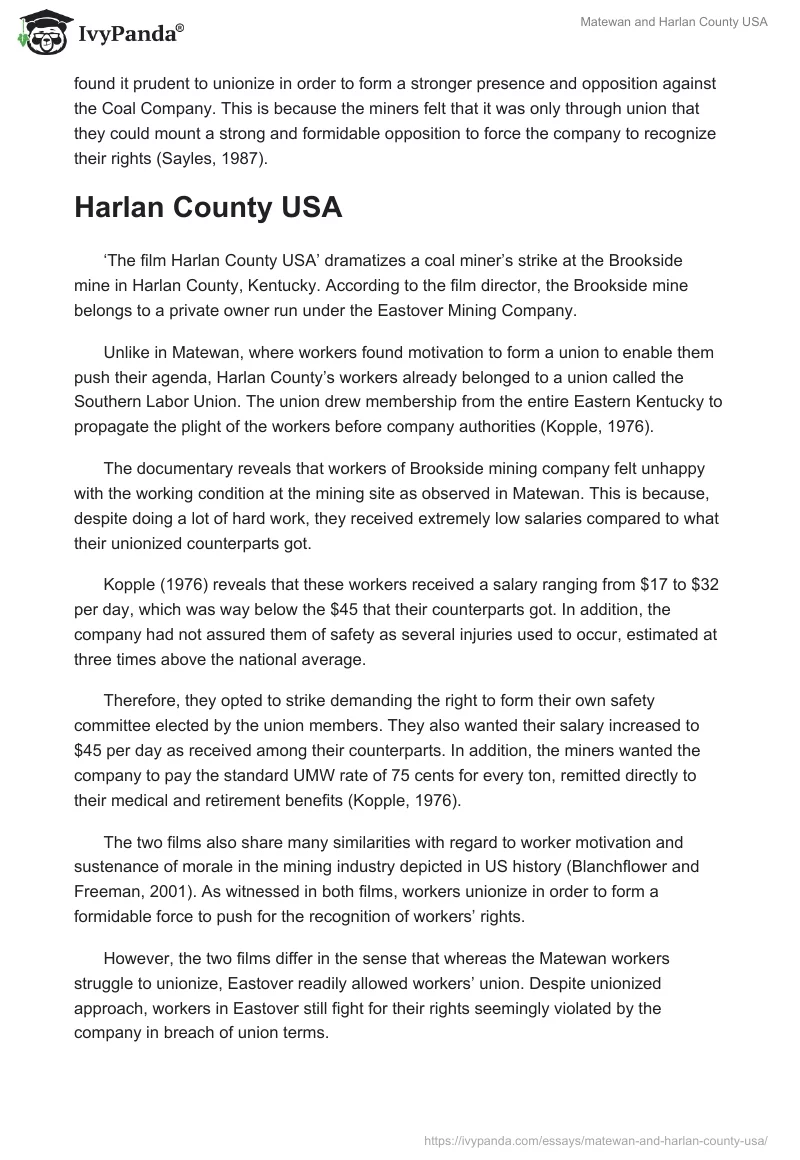 Matewan and Harlan County USA. Page 2