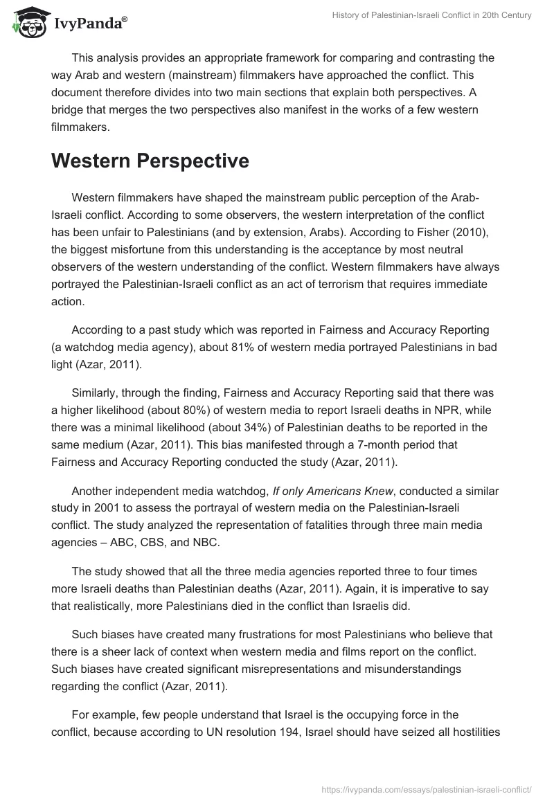 History of Palestinian-Israeli Conflict in 20th Century. Page 2