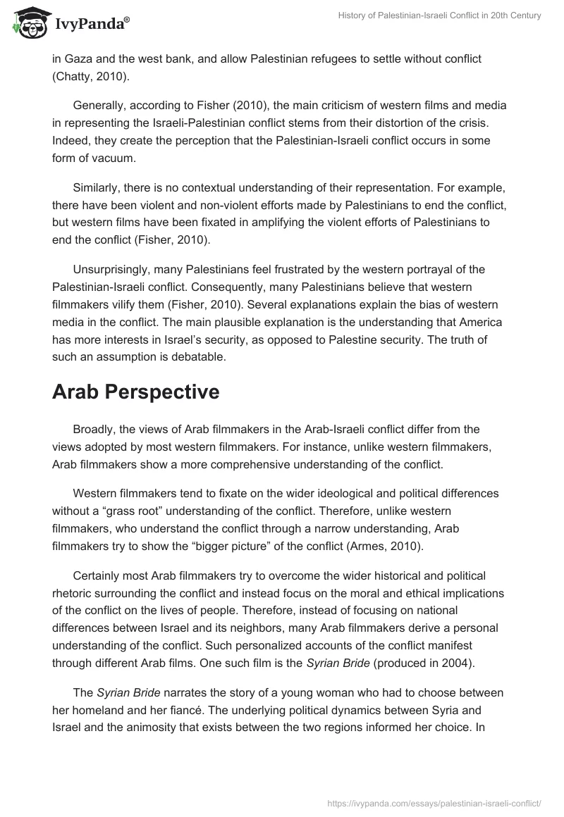 History of Palestinian-Israeli Conflict in 20th Century. Page 3