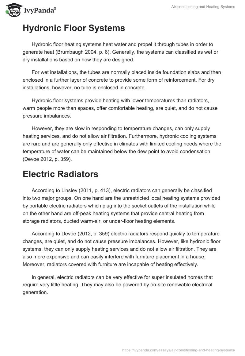 Air-conditioning and Heating Systems. Page 3