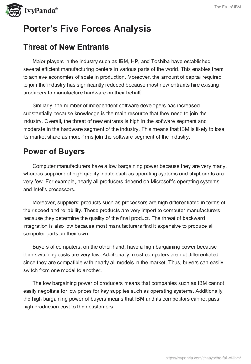 The Fall of IBM. Page 4