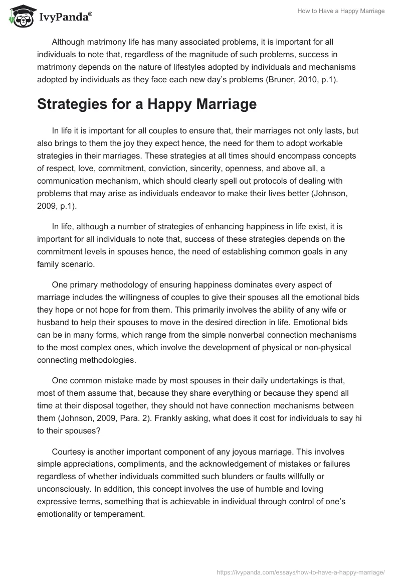 How to Have a Happy Marriage. Page 2