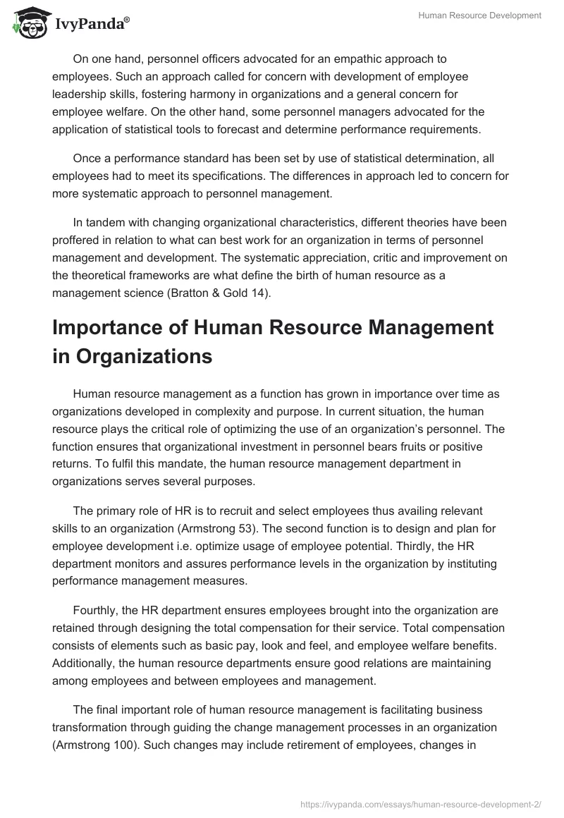 Human Resource Development. Page 3