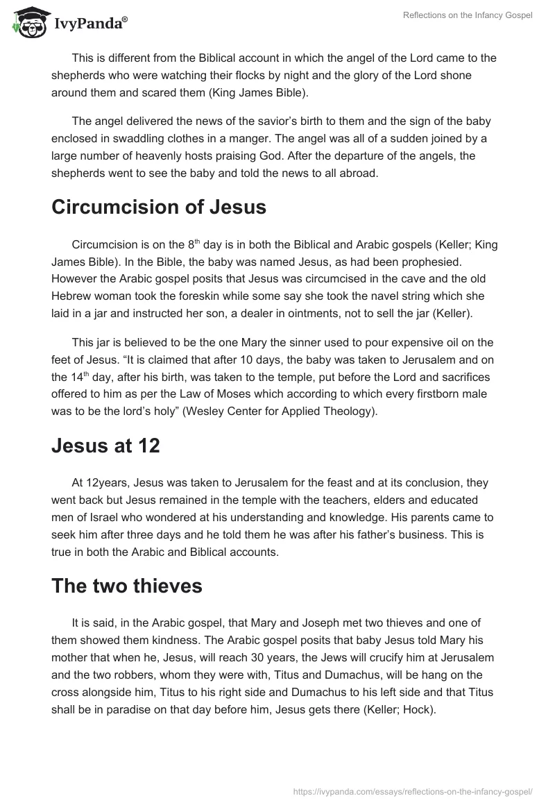 Reflections on the Infancy Gospel. Page 5