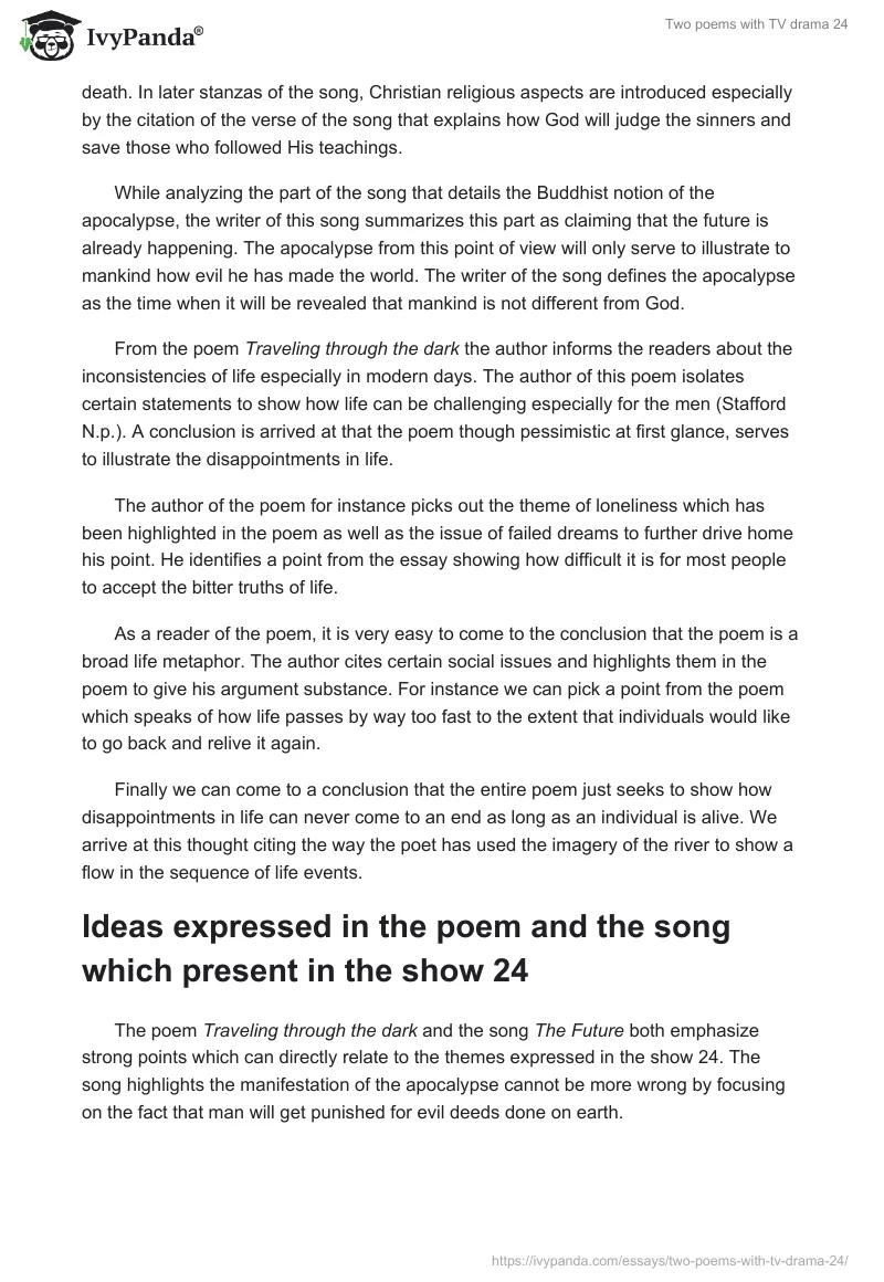Two Poems with TV Drama 24. Page 3