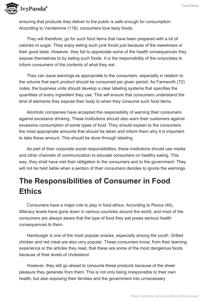 Food Ethics. Page 3