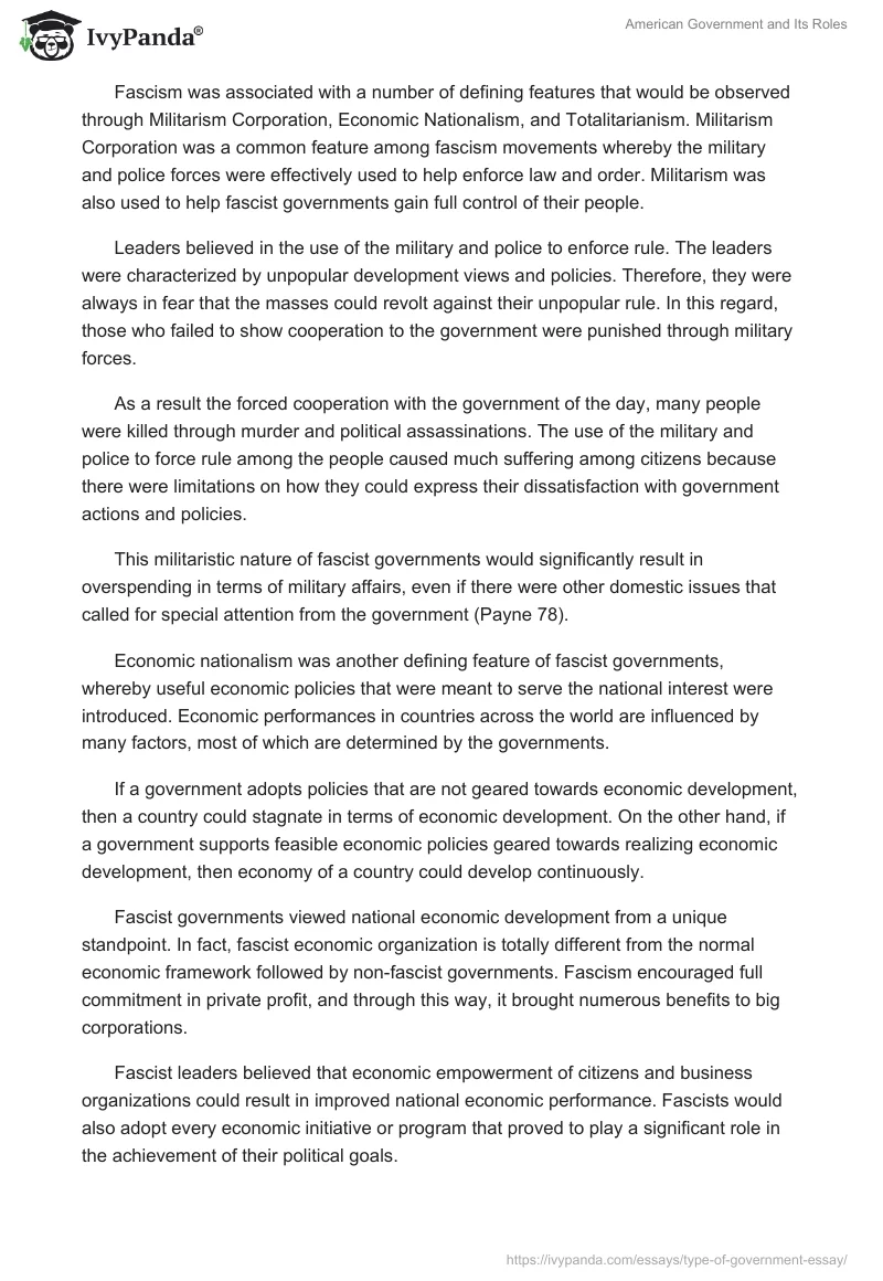 American Government and Its Roles. Page 2
