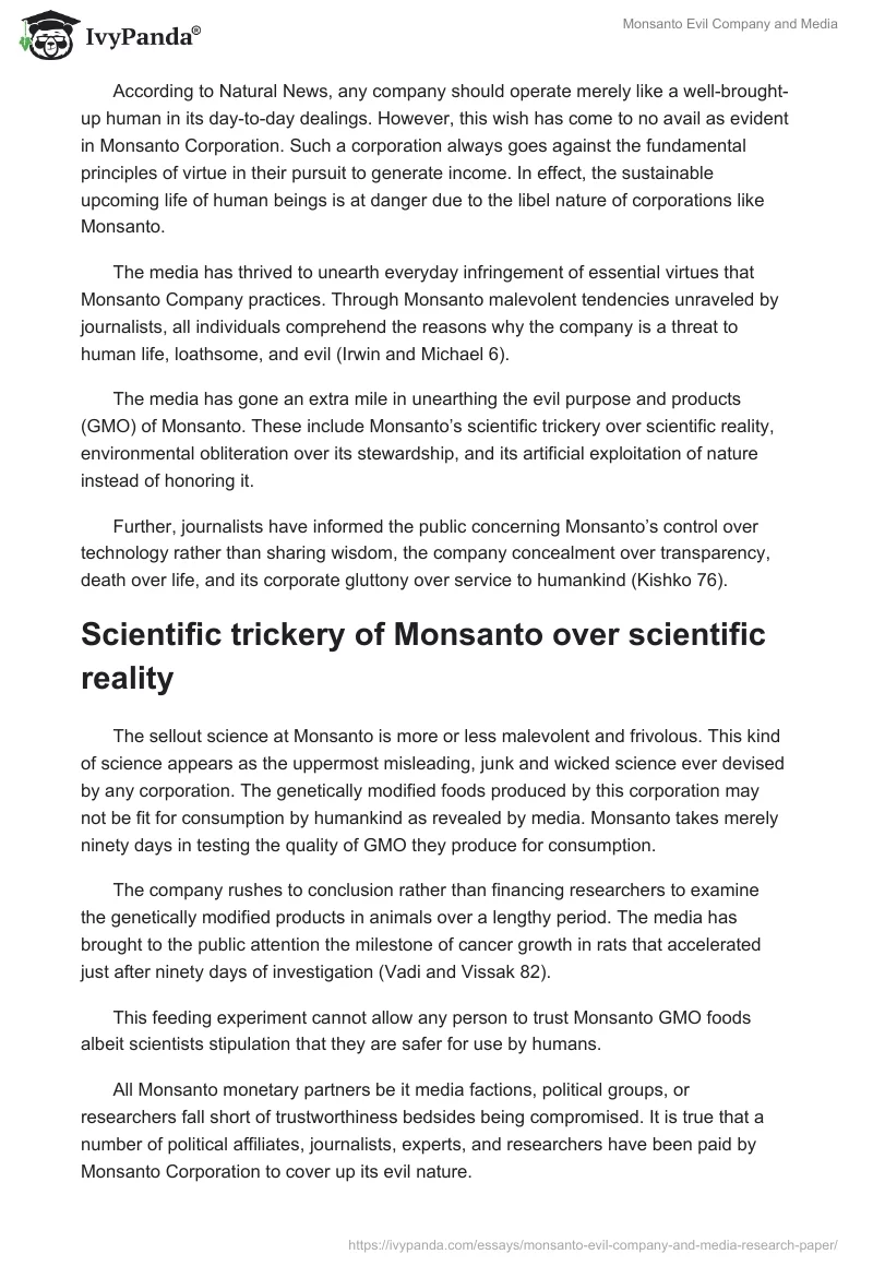 Monsanto Evil Company and Media. Page 3