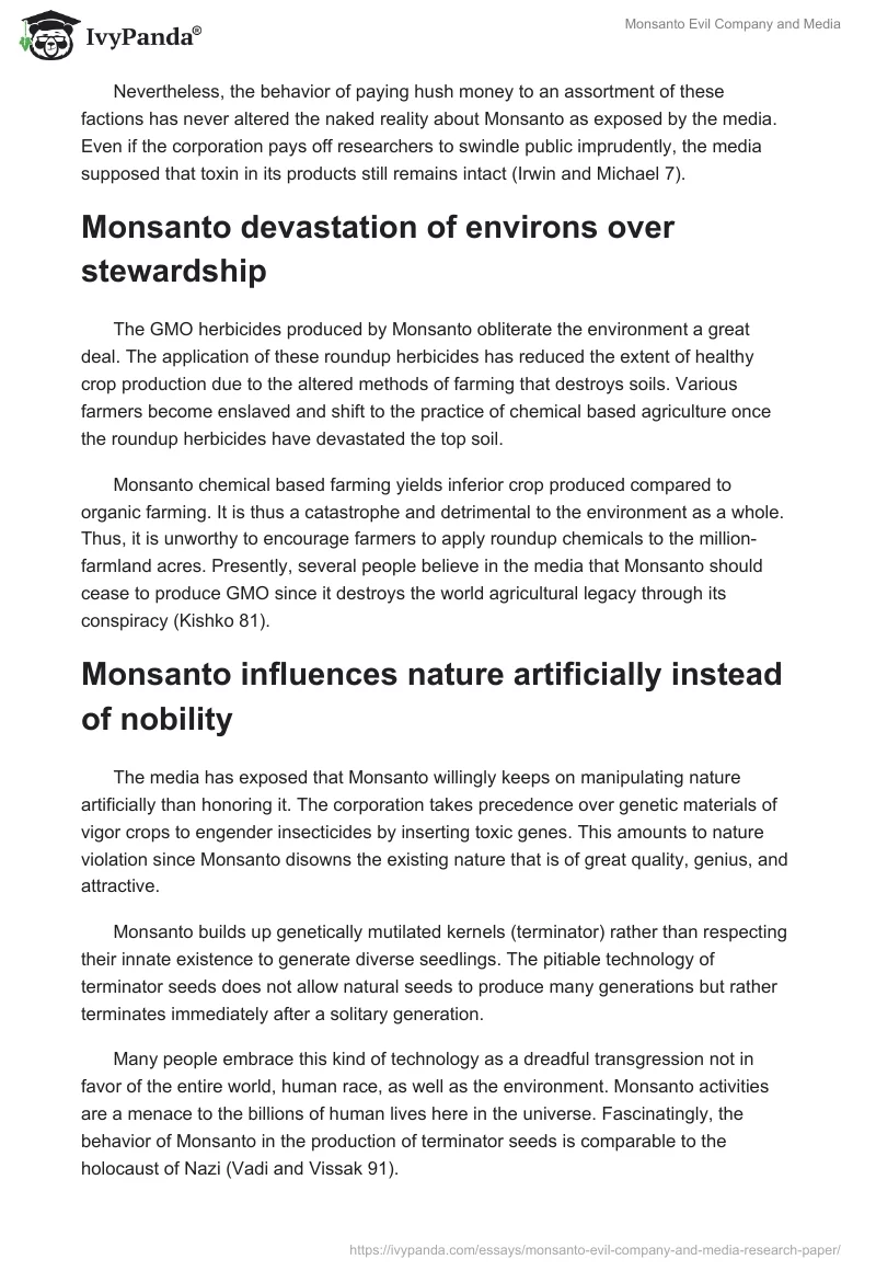 Monsanto Evil Company and Media. Page 4