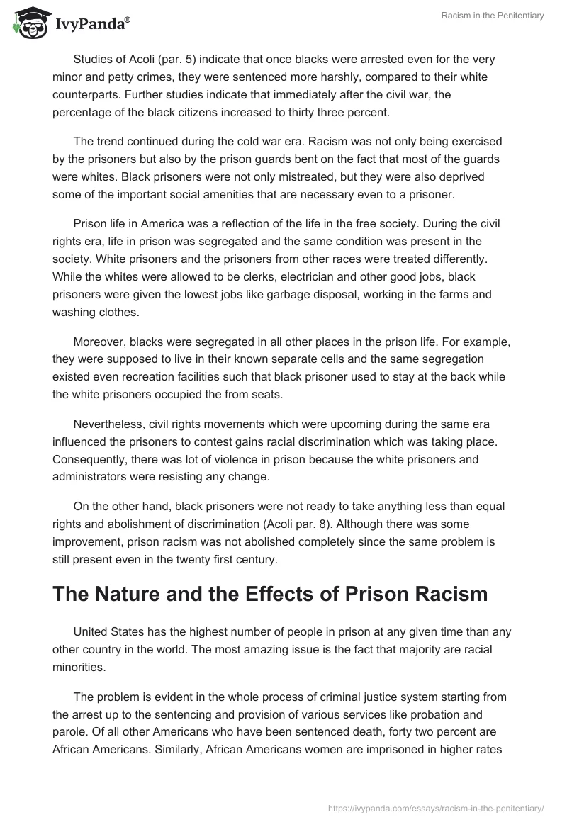 Racism in the Penitentiary. Page 3