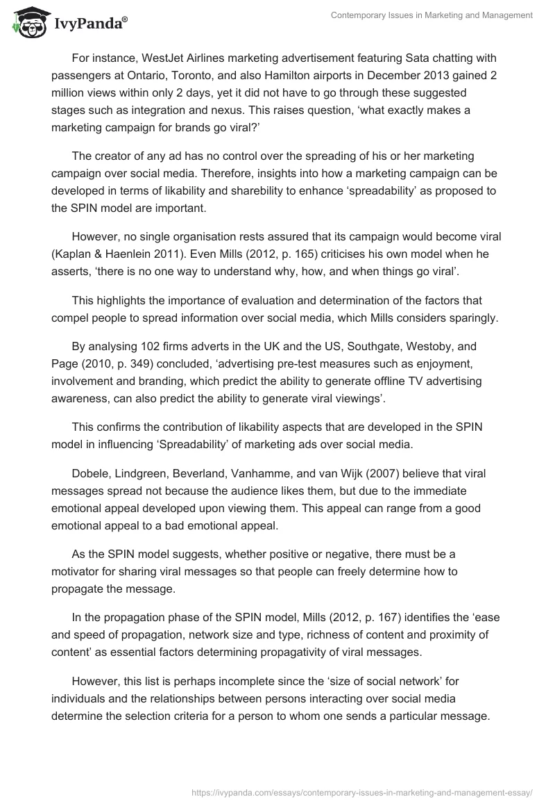 Contemporary Issues in Marketing and Management. Page 3
