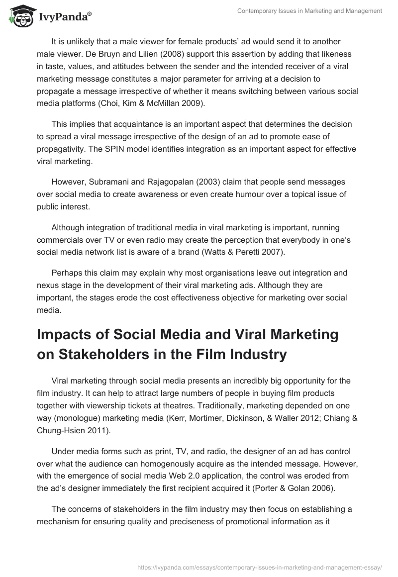 Contemporary Issues in Marketing and Management. Page 4