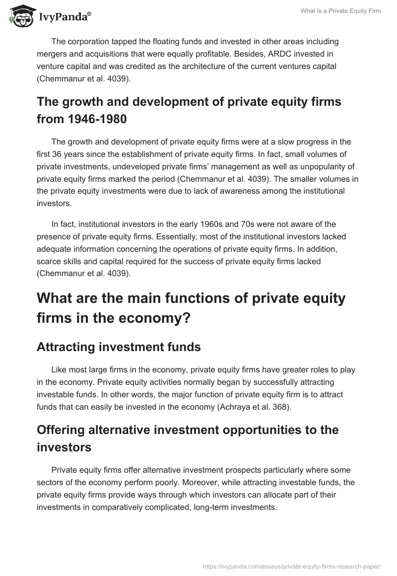 What Is a Private Equity Firm. Page 4