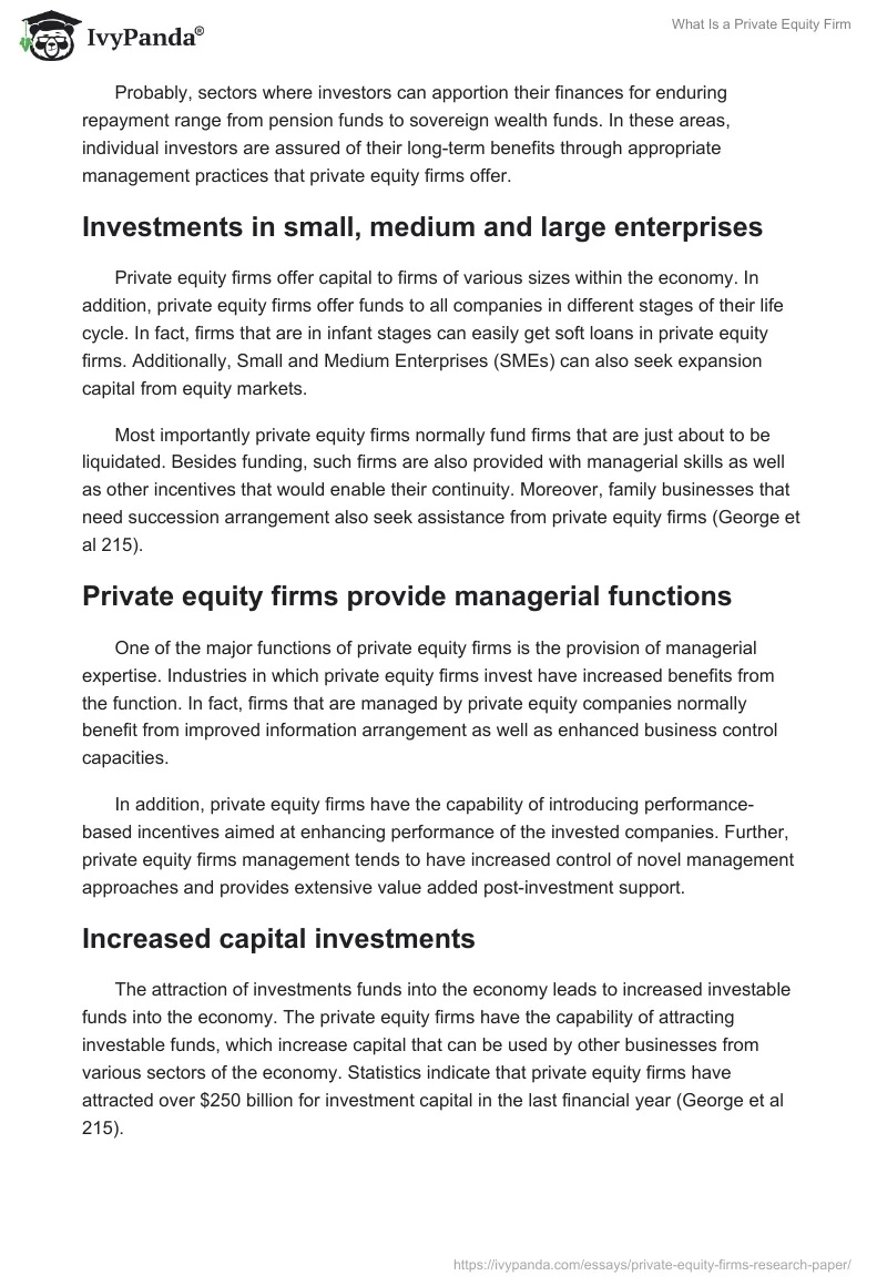 What Is a Private Equity Firm. Page 5
