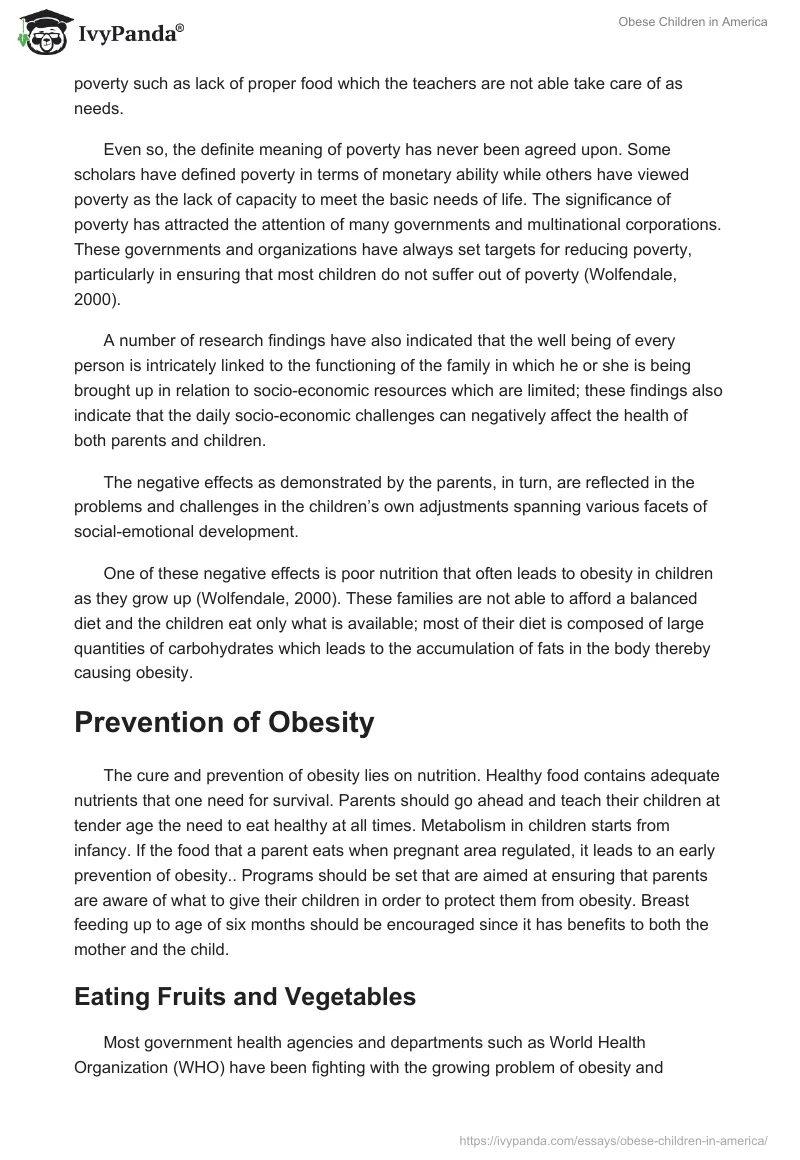 Obese Children in America. Page 4