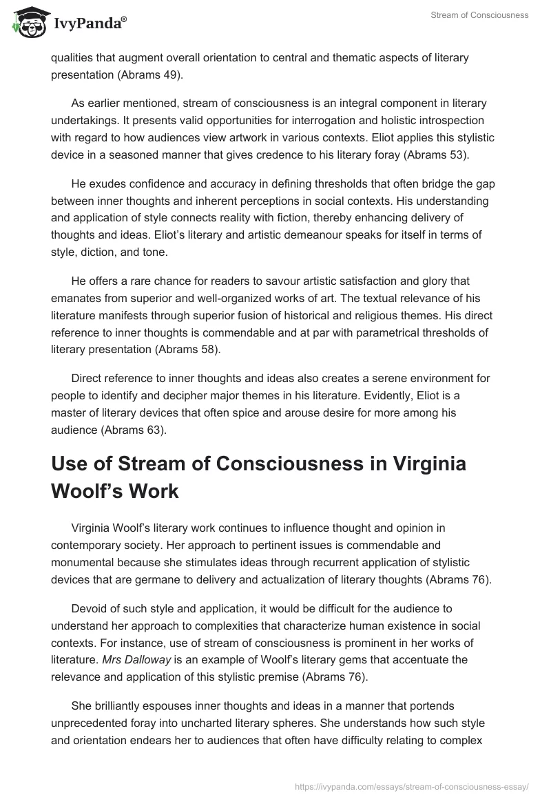 Stream of Consciousness. Page 3