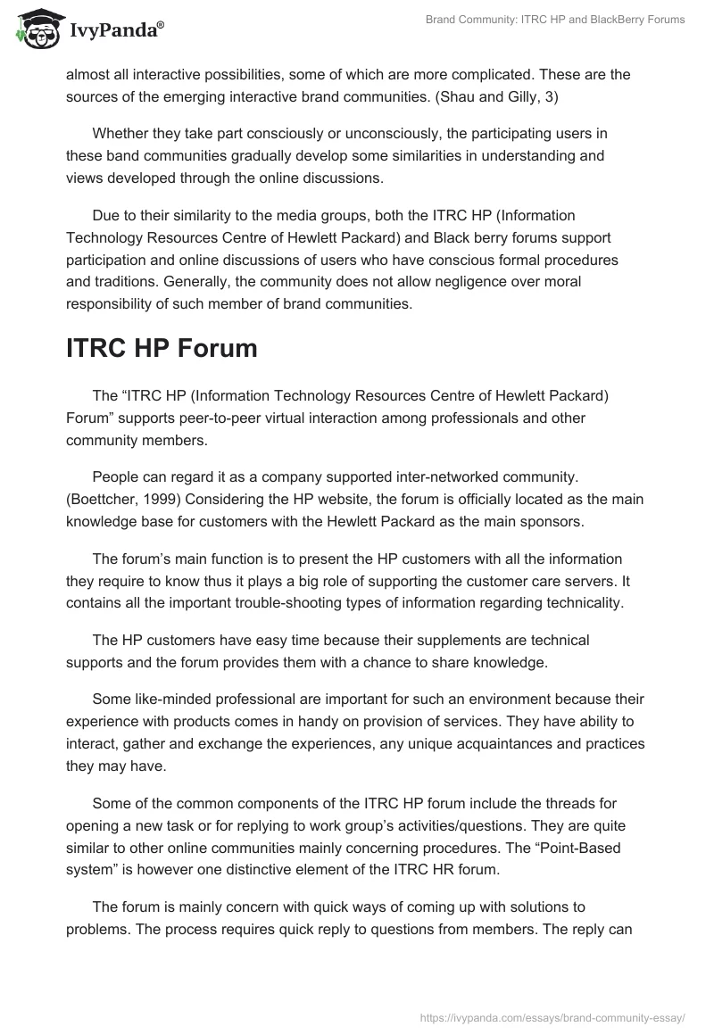 Brand Community: ITRC HP and BlackBerry Forums. Page 2