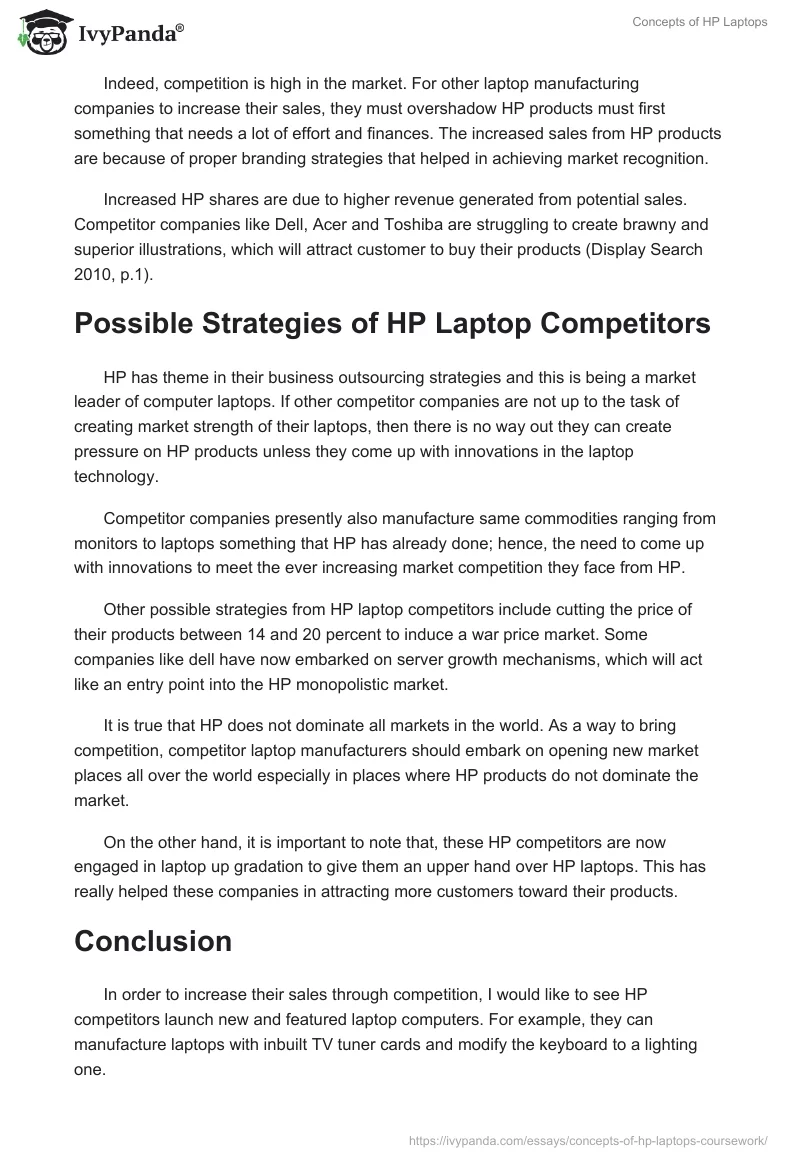 Concepts of HP Laptops. Page 2