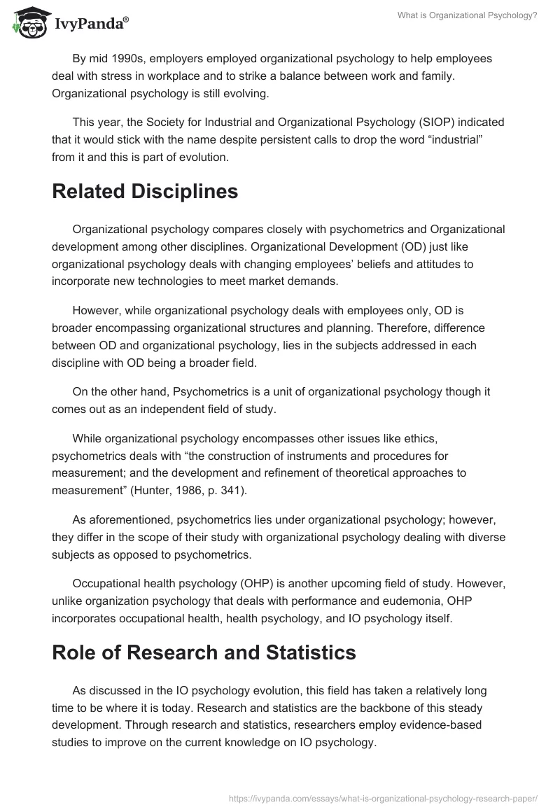 What is Organizational Psychology?. Page 3
