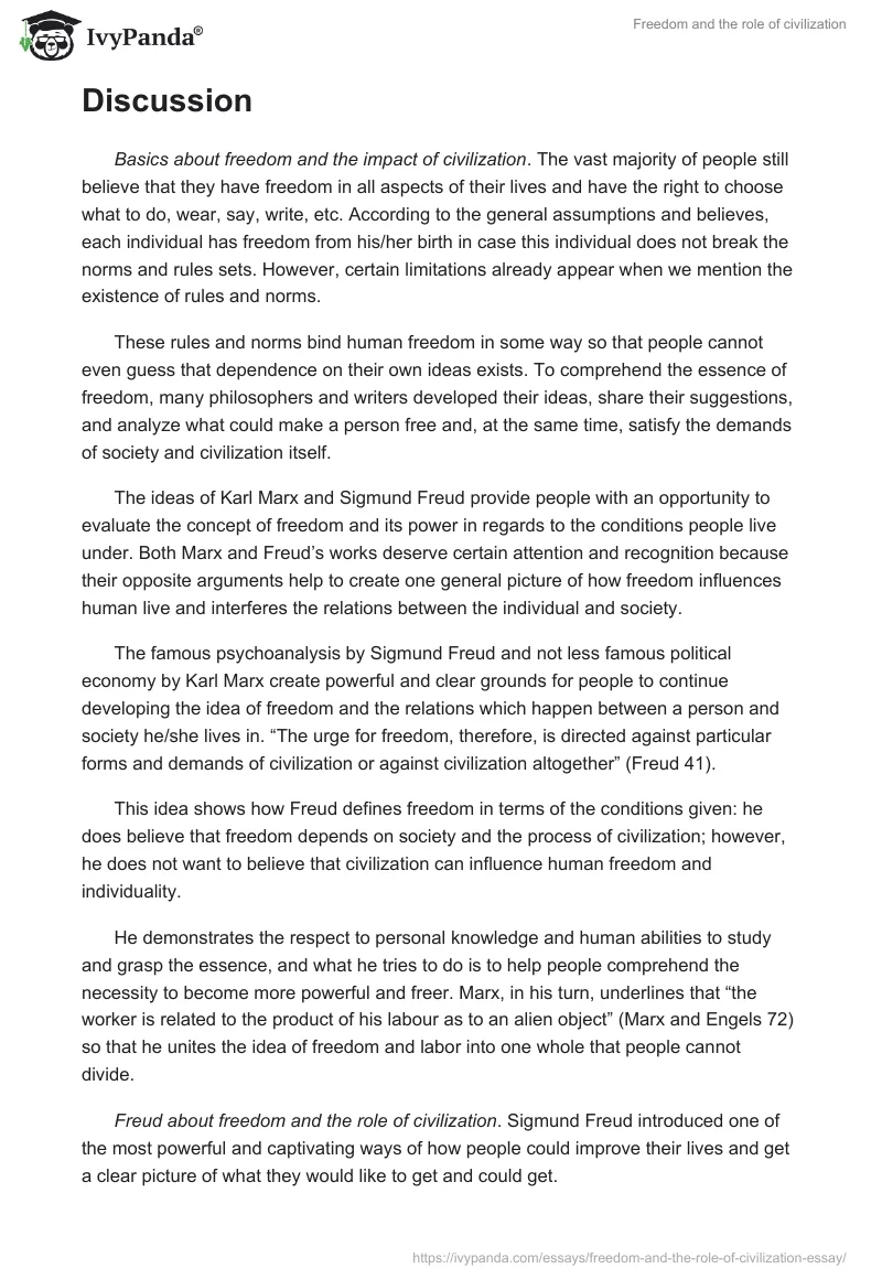 Freedom and the Role of Civilization. Page 2