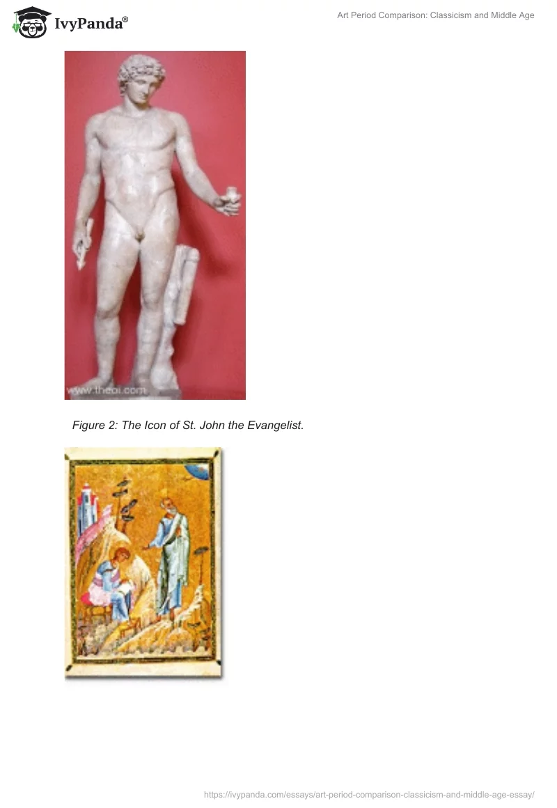 Art Period Comparison: Classicism and Middle Age. Page 5