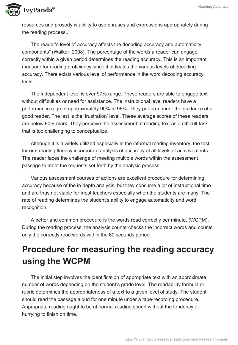 Reading Accuracy. Page 3