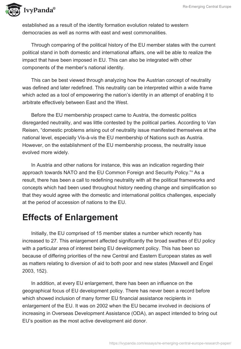 Re-Emerging Central Europe. Page 5
