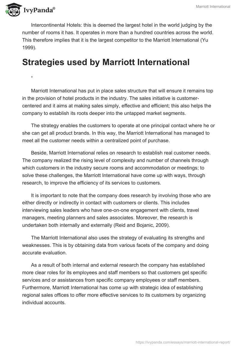 Marriott International. Page 3