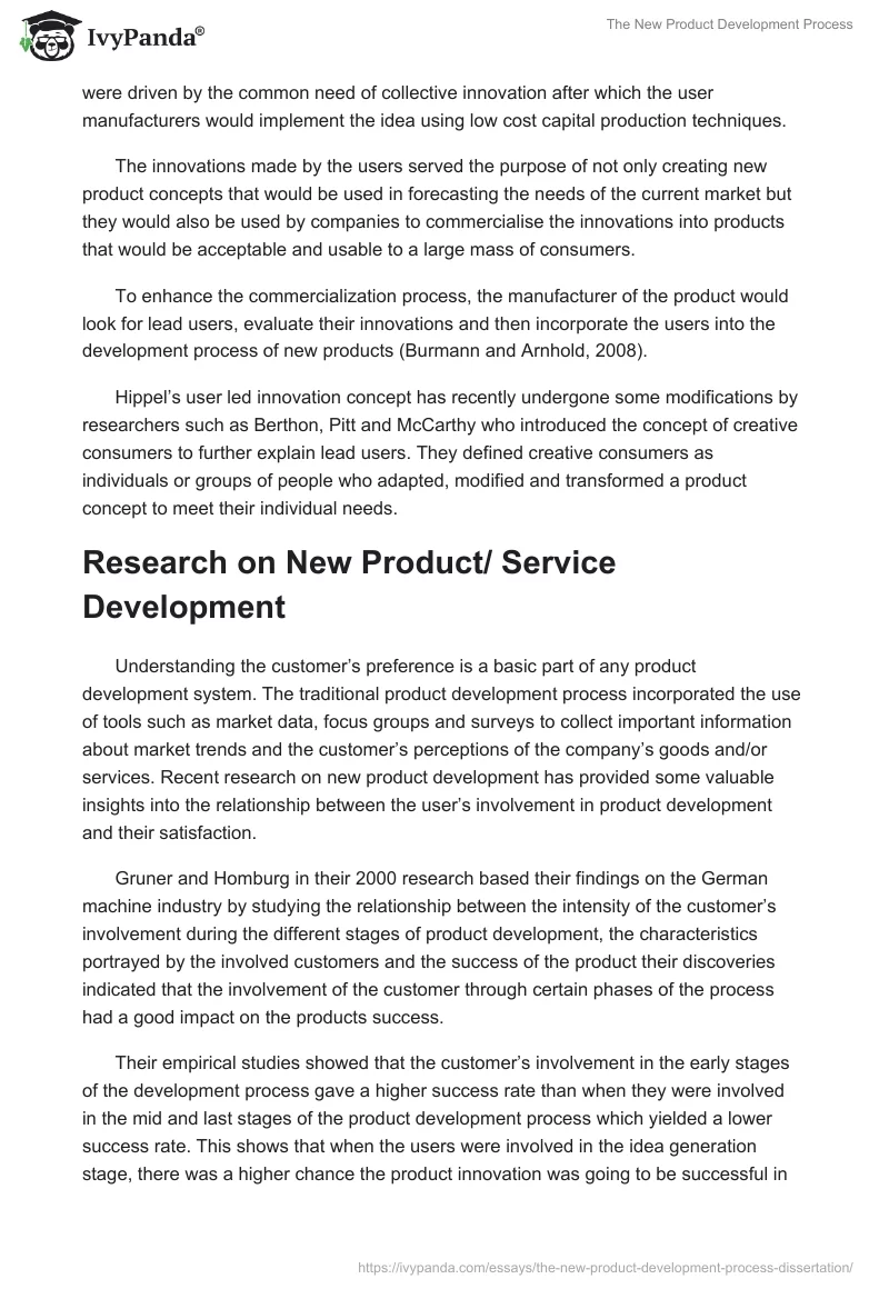 The New Product Development Process. Page 5