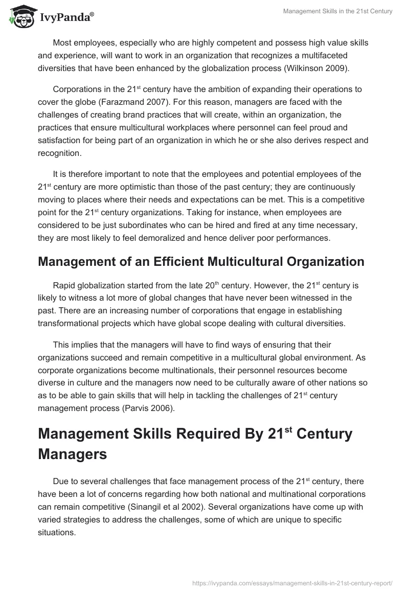 Management Skills in the 21st Century. Page 5