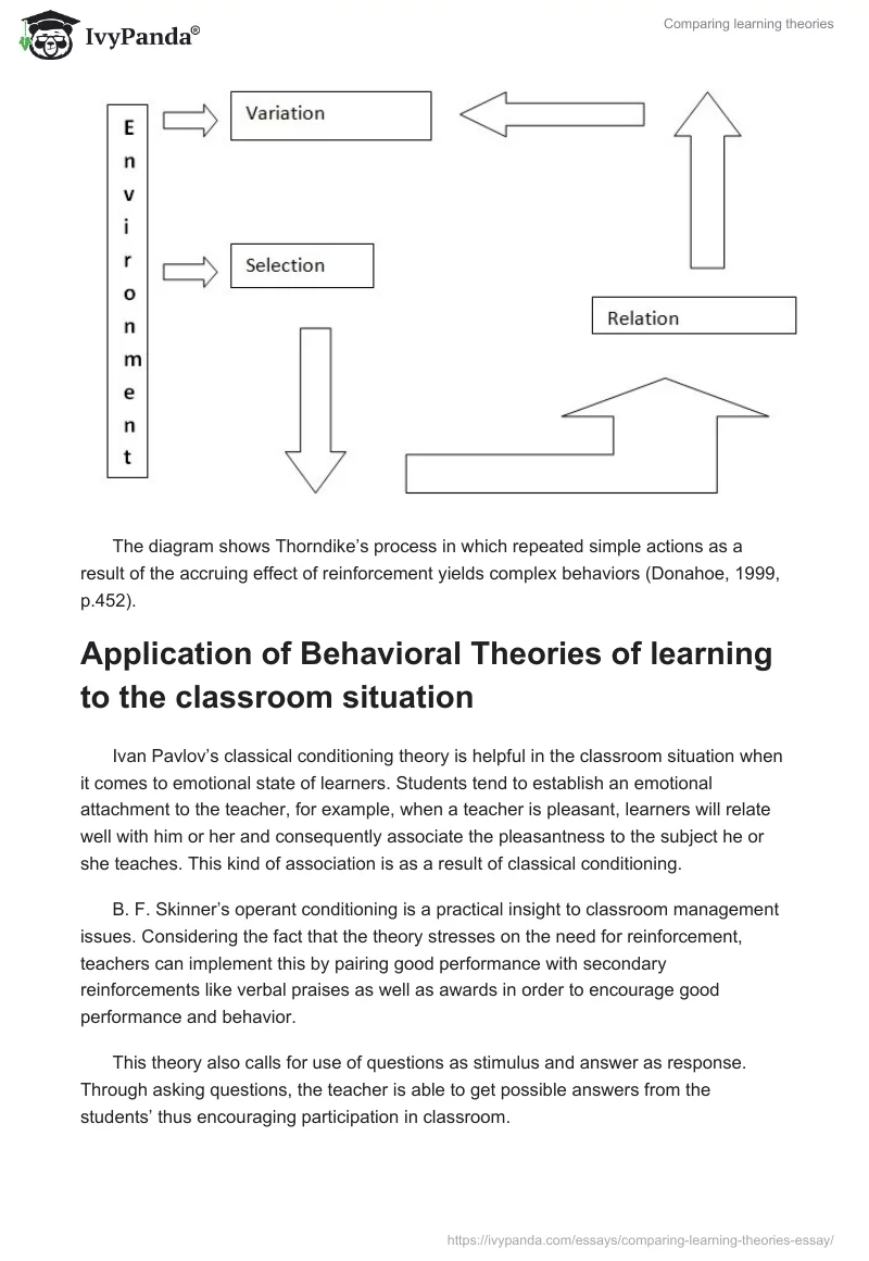 Comparing learning theories. Page 4