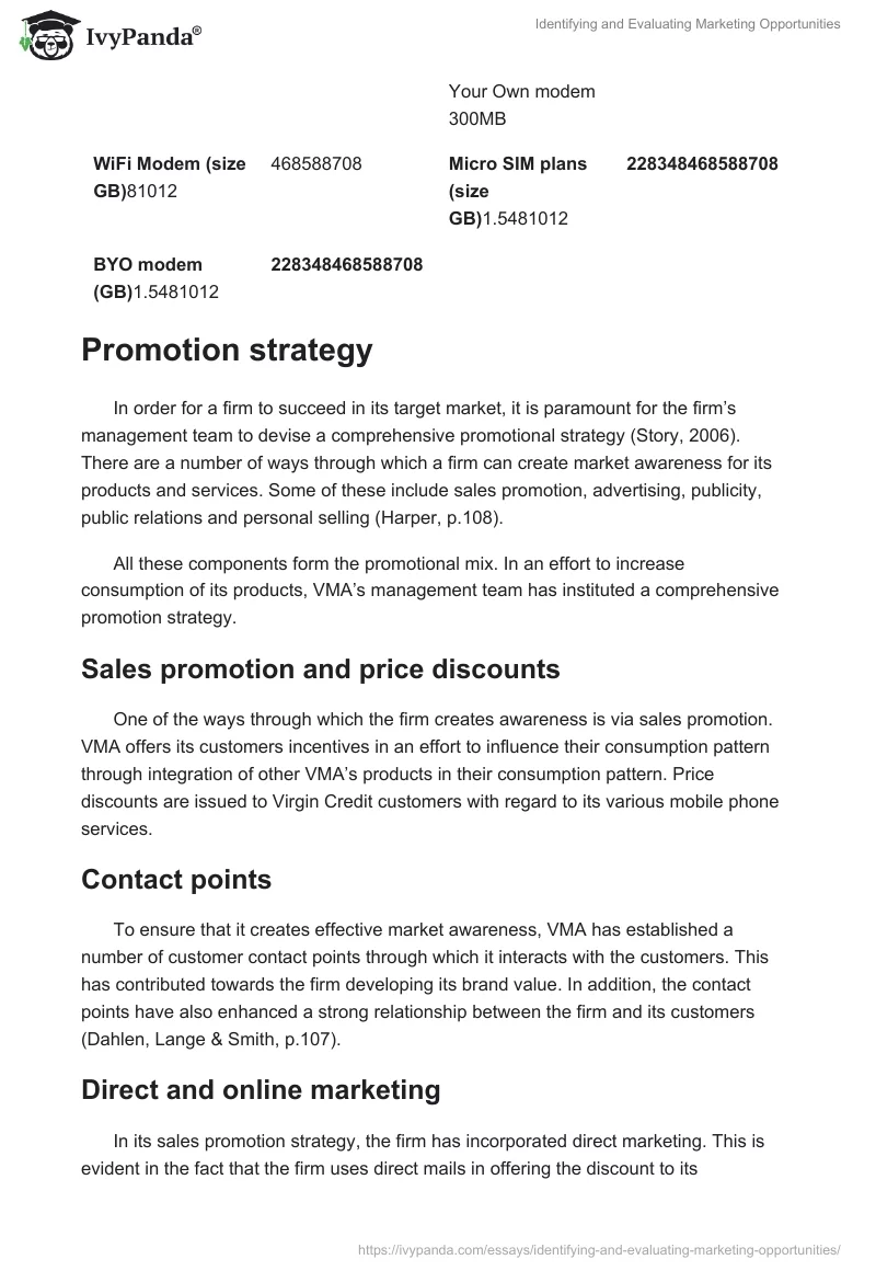 Identifying and Evaluating Marketing Opportunities. Page 5
