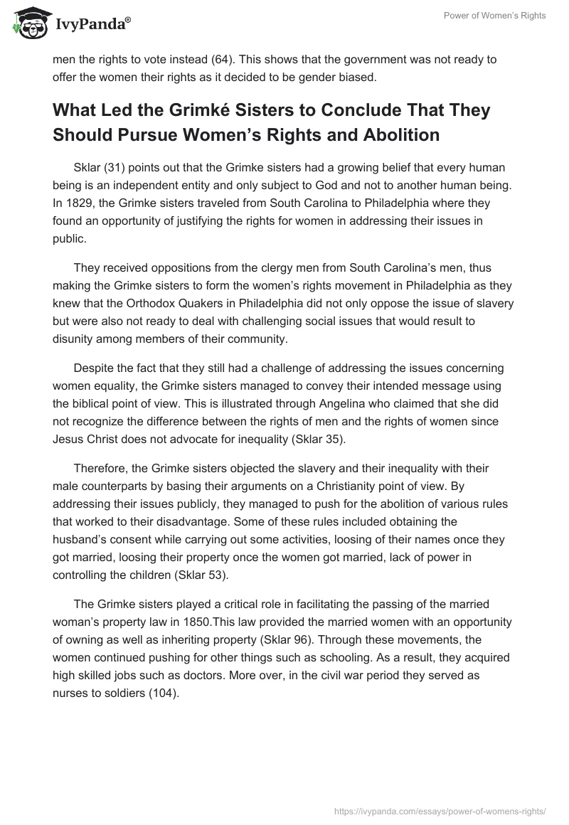 Power of Women’s Rights. Page 2