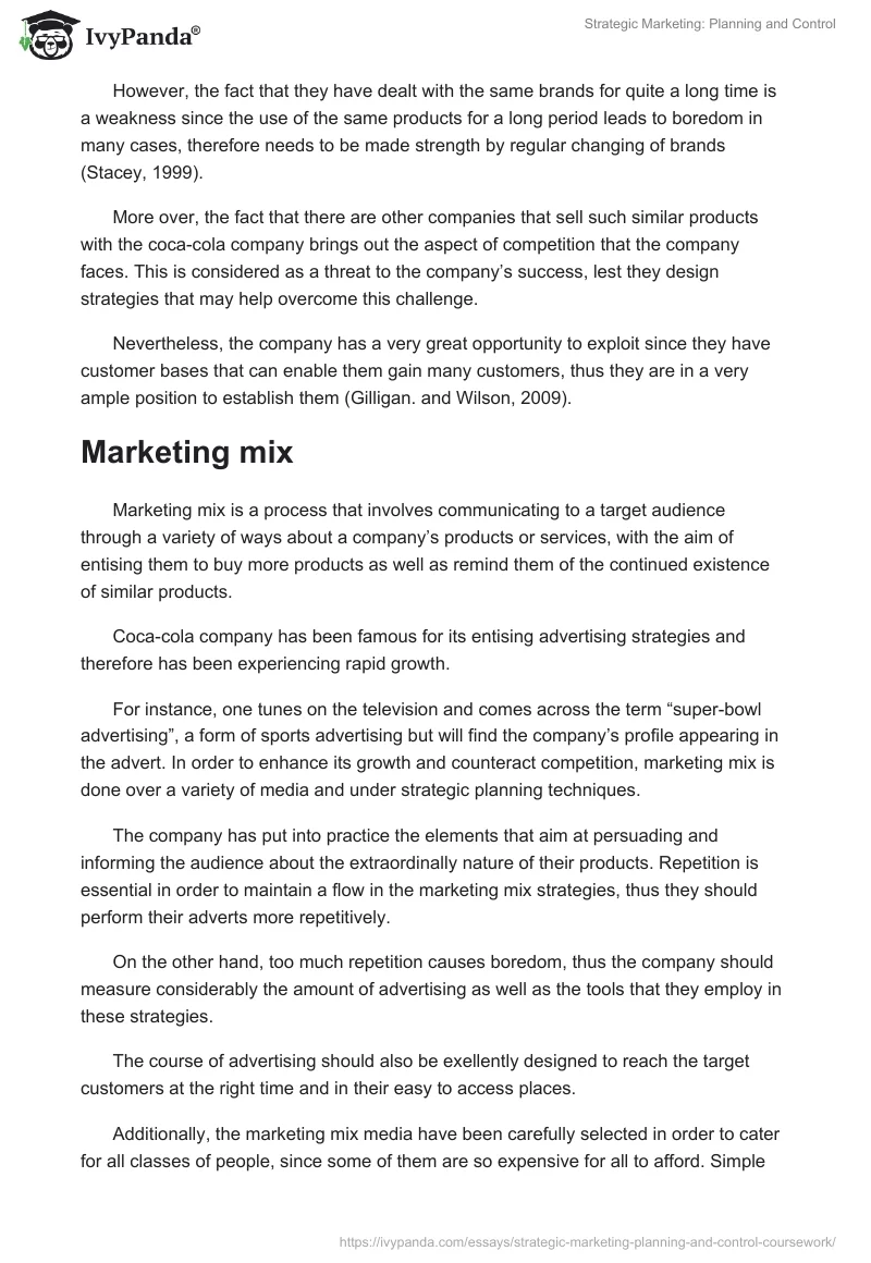 Strategic Marketing: Planning and Control. Page 4
