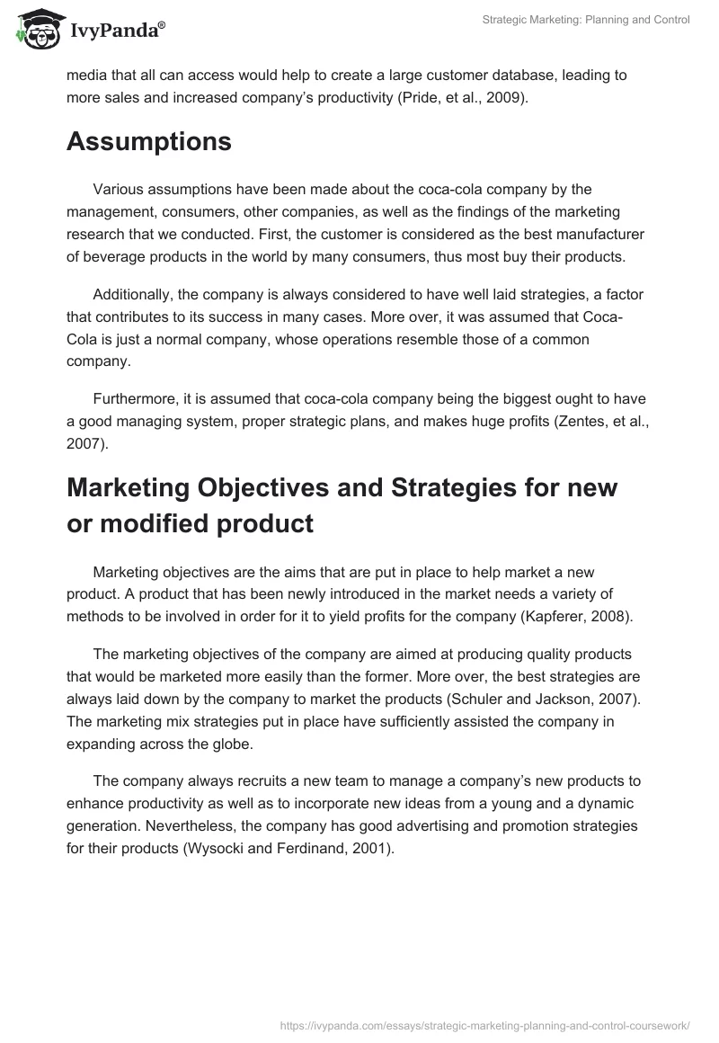 Strategic Marketing: Planning and Control. Page 5