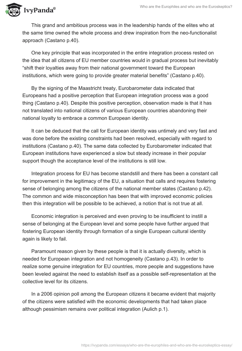 Who are the Europhiles and who are the Euroskeptics?. Page 4