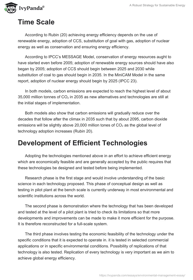 A Robust Strategy for Sustainable Energy. Page 3