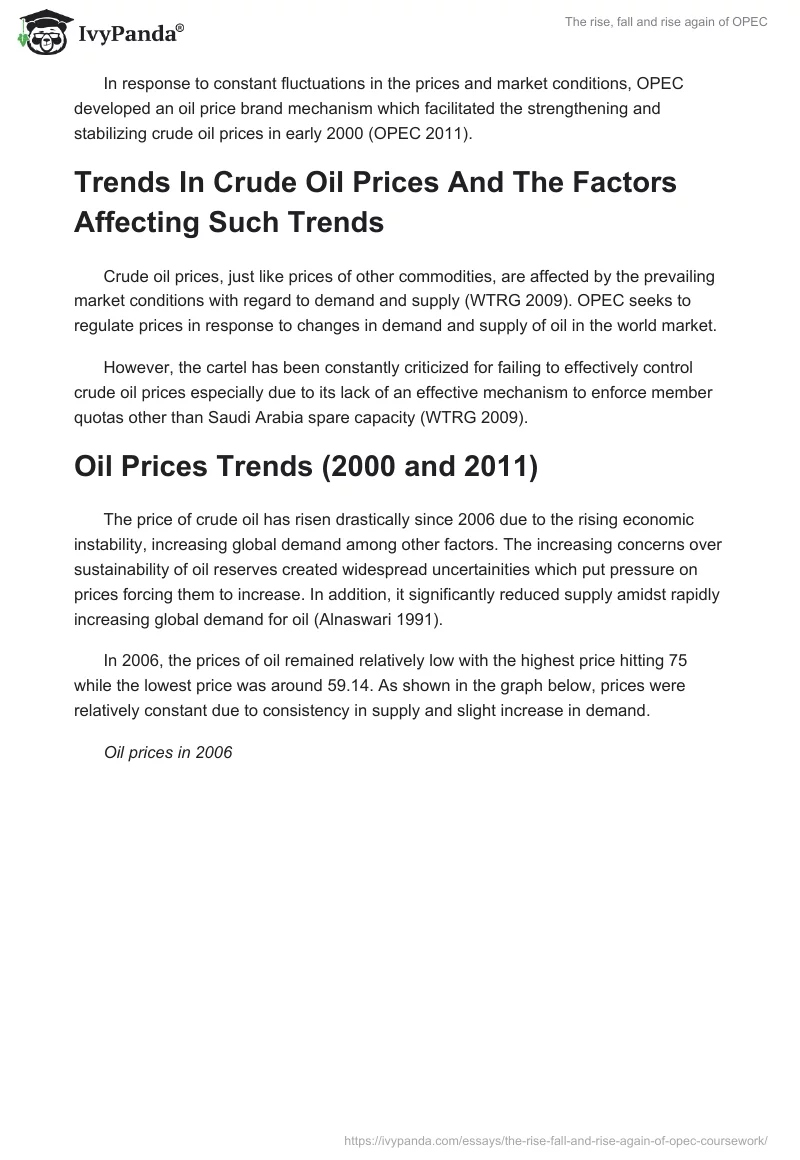 The rise, fall and rise again of OPEC. Page 2