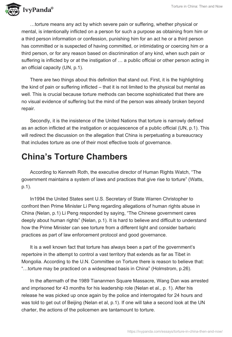 Torture in China: Then and Now. Page 2